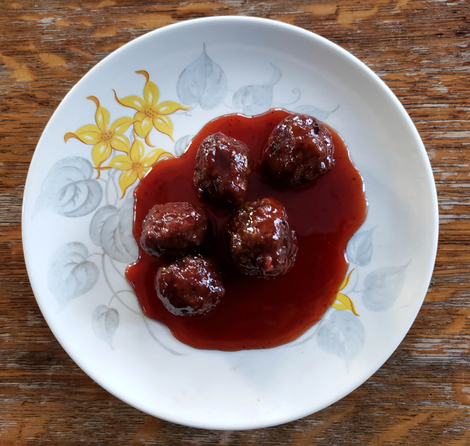 Illustration for article titled There's a grape jelly meatball party and everyone's invited